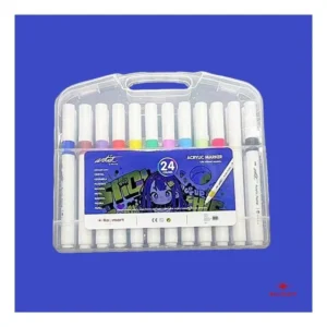 MALETIN ROTULADOR ACRILICO 24 COLORES