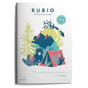 MI CUADERNO DE VACACIONES RUBIO 4-5 AÑOS