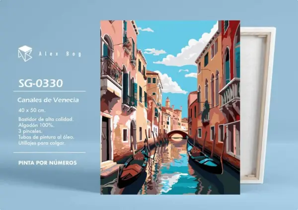 PINTAR POR NUMEROS CANALES DE VENECIA