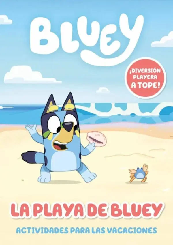 BLUEY  VAMOS A LA PLAYA ACTIVIDADES PARA LAS VACACIONES