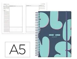 AGENDA ESCOLAR ANTARTIK 25-26 ESPIRAL PLANS AZUL