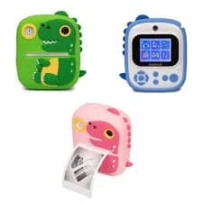 CAMARA FOTOS DIGITAL INFANTIL ROSA IMPRESION INSTANTANEA