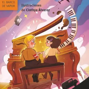 EL PIANO MAGICO BARCO DE VAPOR NARANJA