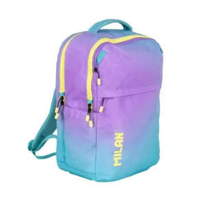 MOCHILA 5 CREMALLERAS MILAN SUNSET TURQUESA