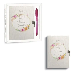 DIARIO COMUNION NIÑA + BOLIGRAFO MAGICO